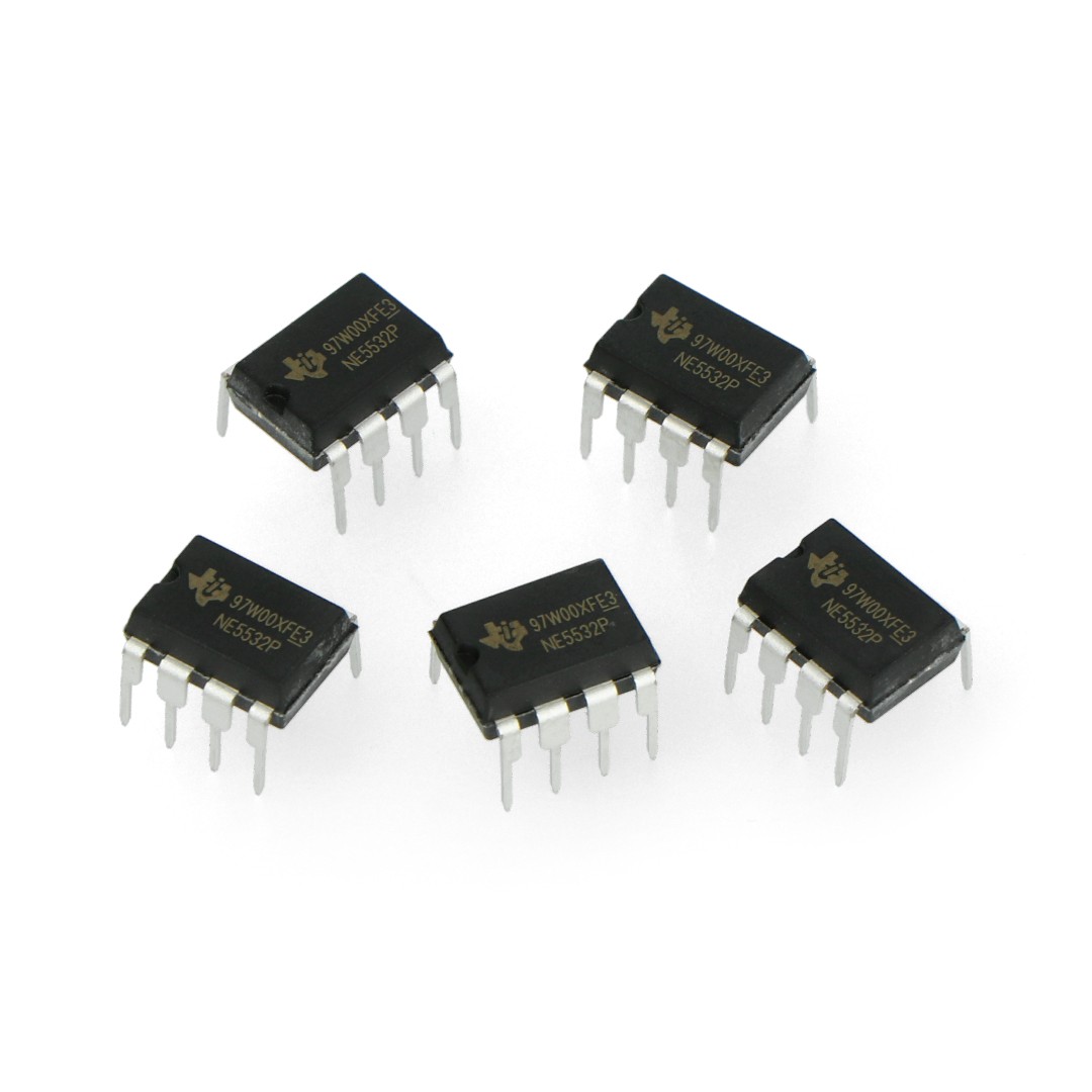 Wzmacniacz operacyjny NE5532 - 5 szt.